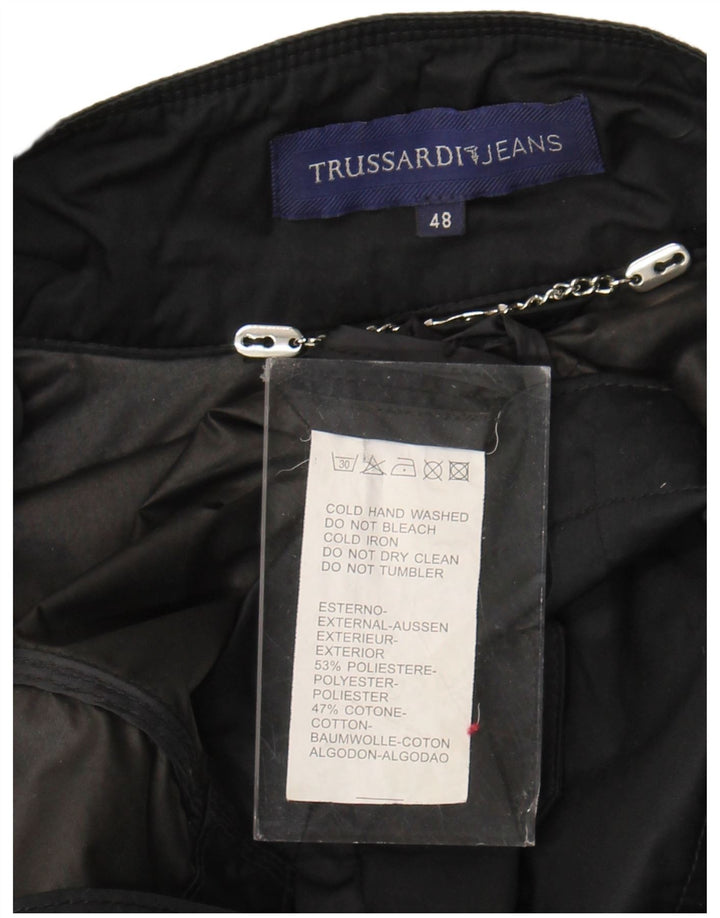 Jachetă militară pentru femei Trussardi Jeans IT 48 XL Poliester negru