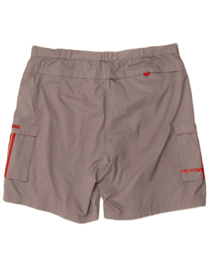 Pantaloni scurți cargo ADIDAS pentru bărbați 2XL W40 poliester gri