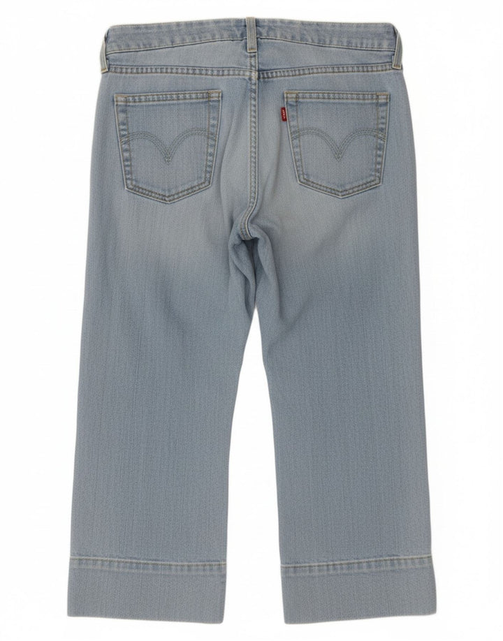Bermude denim Levi's pentru femei US 9 Medium W32 Blue Ramie