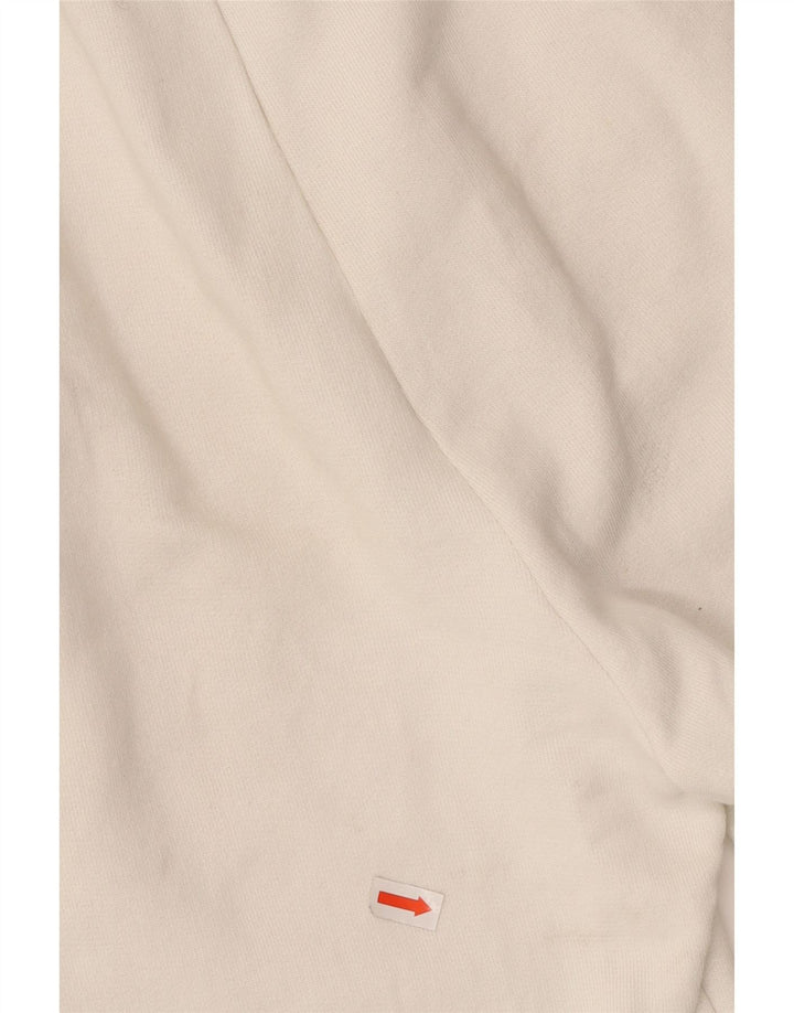 Pantaloni scurți sport grafic PYREX pentru bărbați, bumbac alb mediu