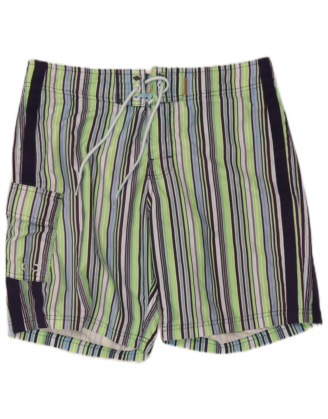 Sundek Pantaloni scurți de înot pentru bărbați, medii, multicolori, în dungi