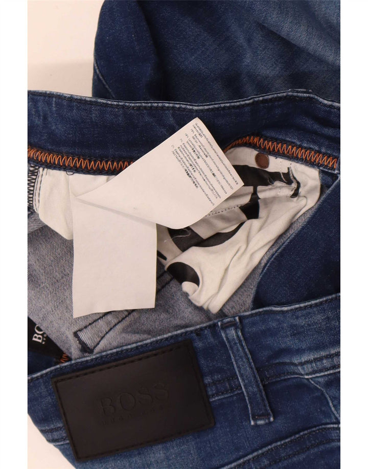 Blugi Hugo Boss Delaware Slim pentru femei W32 L34 Bumbac albastru