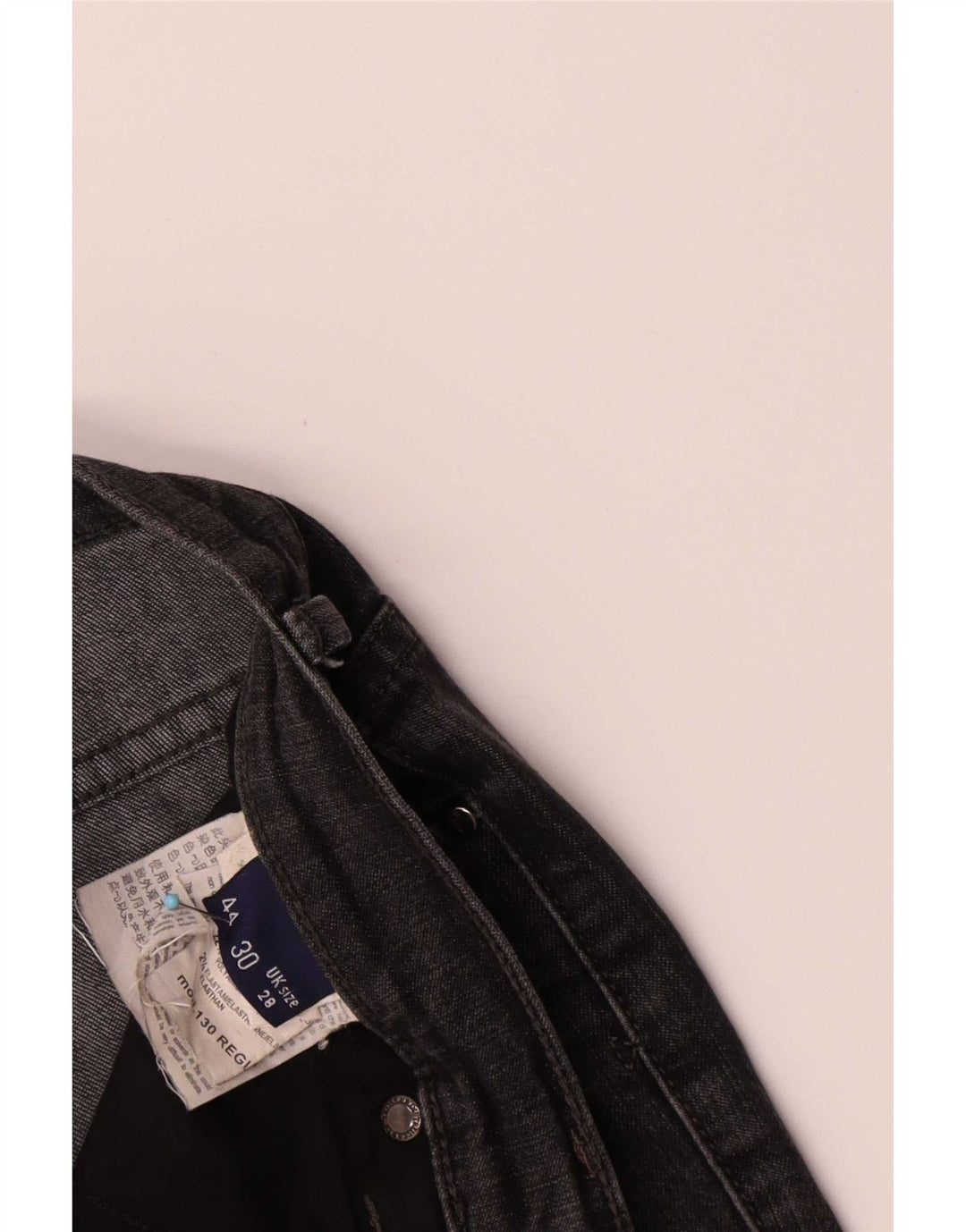 Blugi drepti pentru femei Trussardi W28 L28 bumbac negru