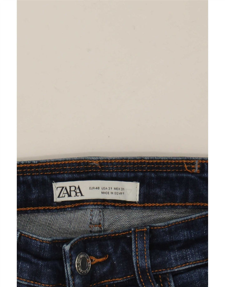 Blugi skinny distressed pentru bărbați Zara EU 40 Medium W31 L28 Albastru