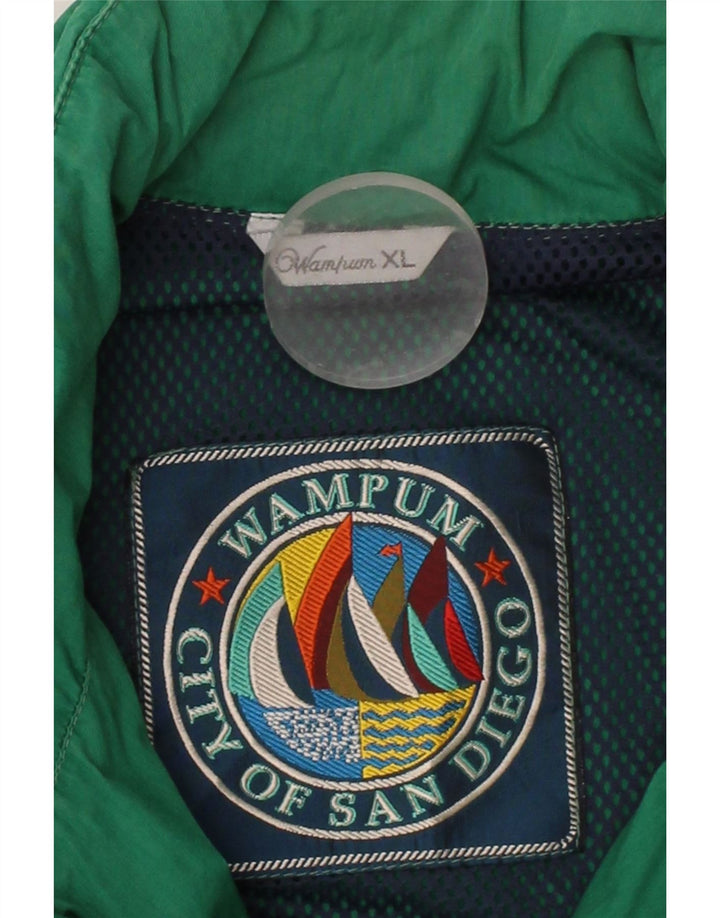 WAMPUM Mens Waterproof Jacket UK 42 XL Green