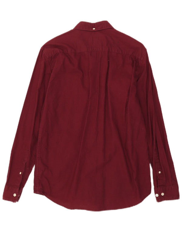 Cămașă pentru bărbați Jack Wills Slim Fit, Bumbac Mic Burgundy