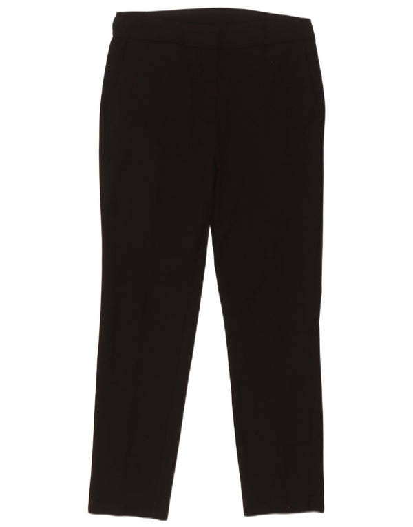 Pantaloni chino slim pentru femei Zara L30 L28 bumbac negru