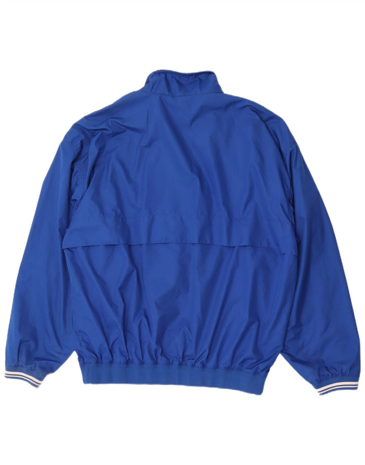 Jachetă de trening cu pulover grafic Reebok pentru bărbați, XL, poliester, albastru