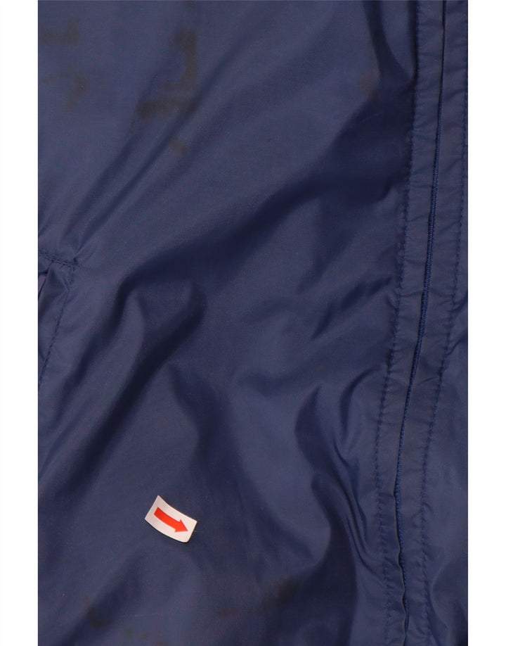 VINTAGE Gilet reversibil pentru bărbați UK 38 Medium Bleumarin Poliamidă