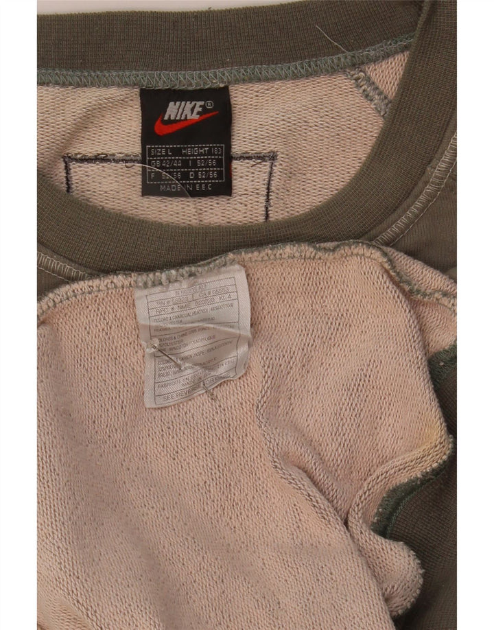 Pulover Nike pentru bărbați, UK 42/44, mare, gri, bumbac