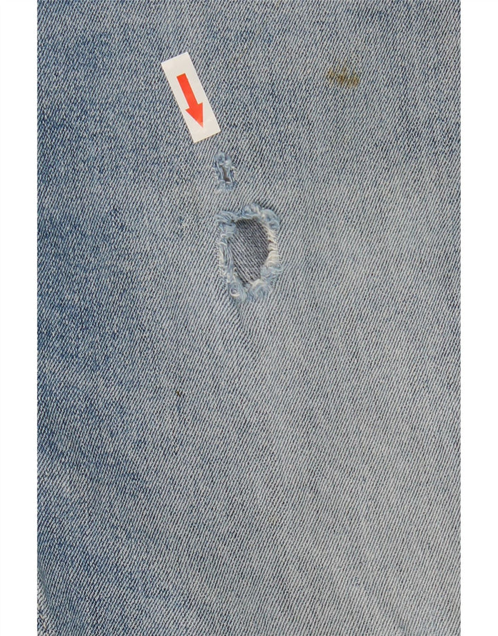 Pantaloni scurți din denim pentru bărbați Marks & Spencer W34, mare, albastru, bumbac