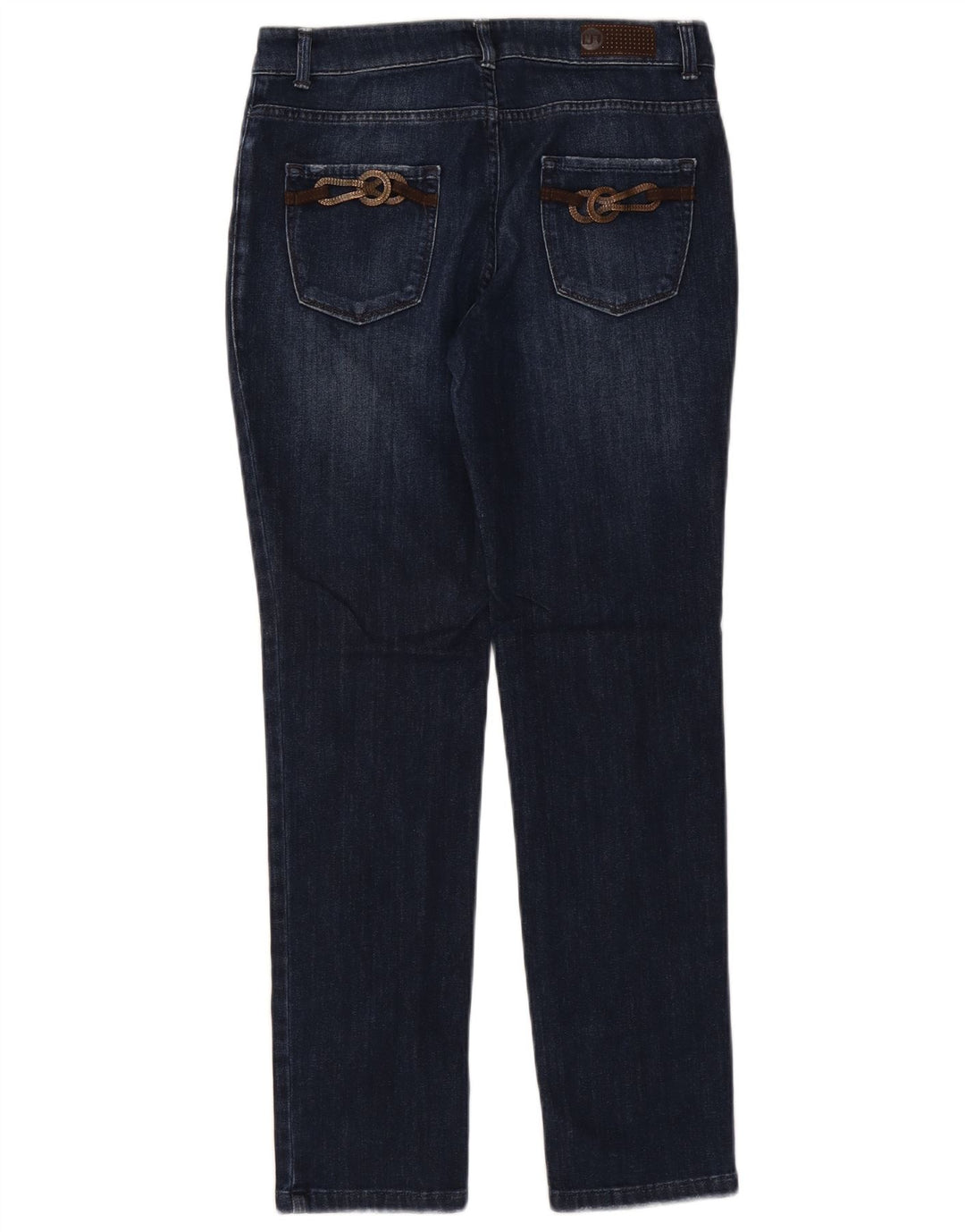 Blugi subțiri TRUSSARDI pentru femei W29 L30 bumbac bleumarin