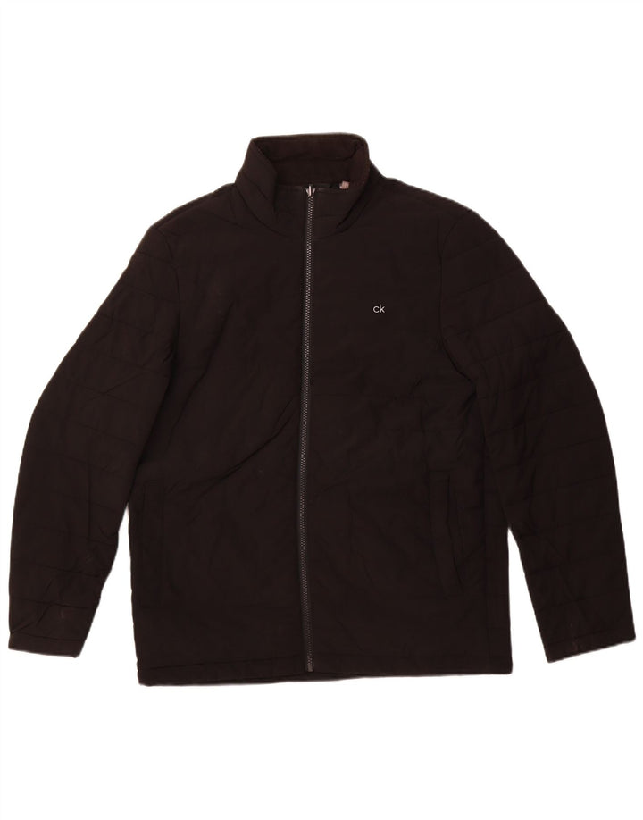 Jachetă căptușită pentru bărbați CALVIN KLEIN UK 36 Poliester negru mic