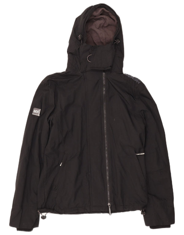 SUPERDRY Windcheater Graphic Windbreaker Jacket pentru bărbați UK 38 Medium Black