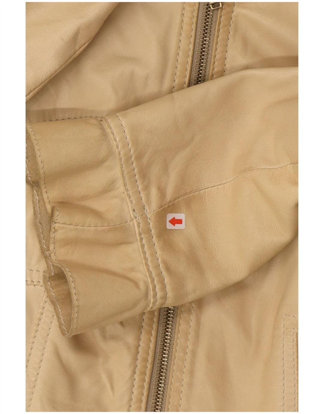 Jachetă de piele pentru femei Valentino IT 40 Mic Bej