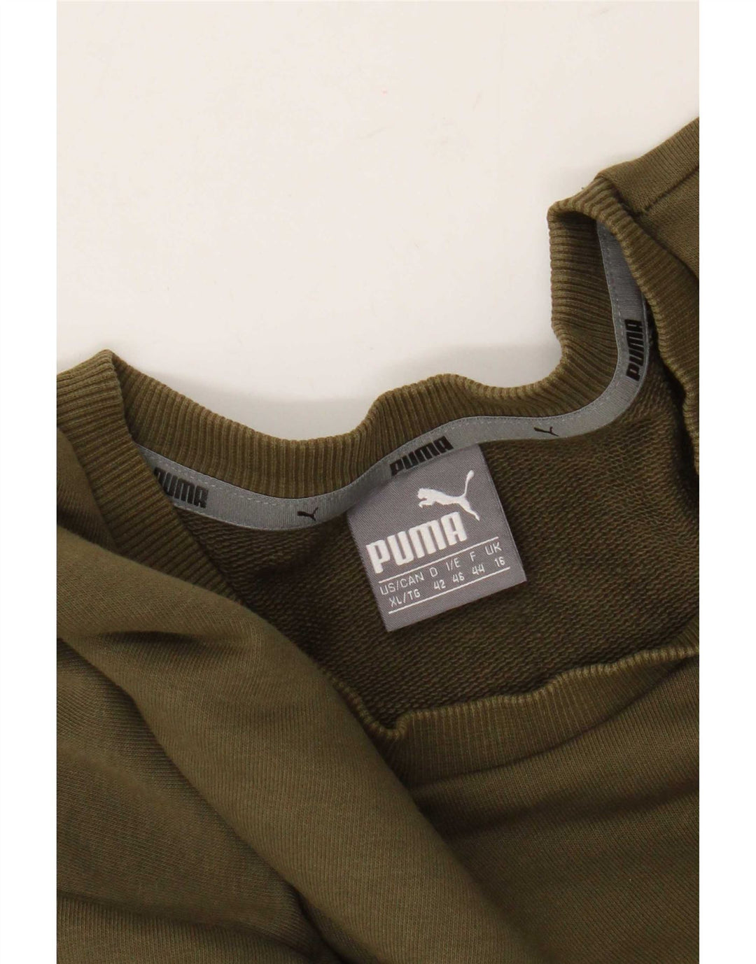 Pulover cu grafic pentru femei Puma UK 16 Large Kaki
