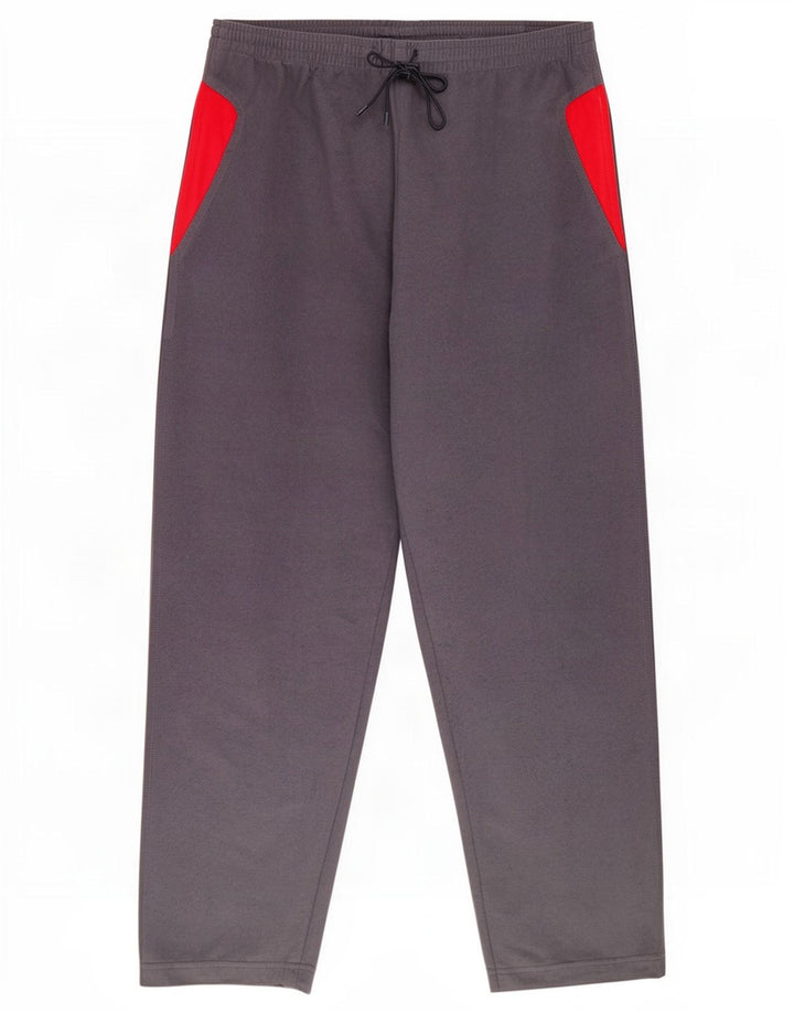 Pantaloni de trening pentru bărbați de la MC Kee, XL, poliester color block, albastru bleumarin