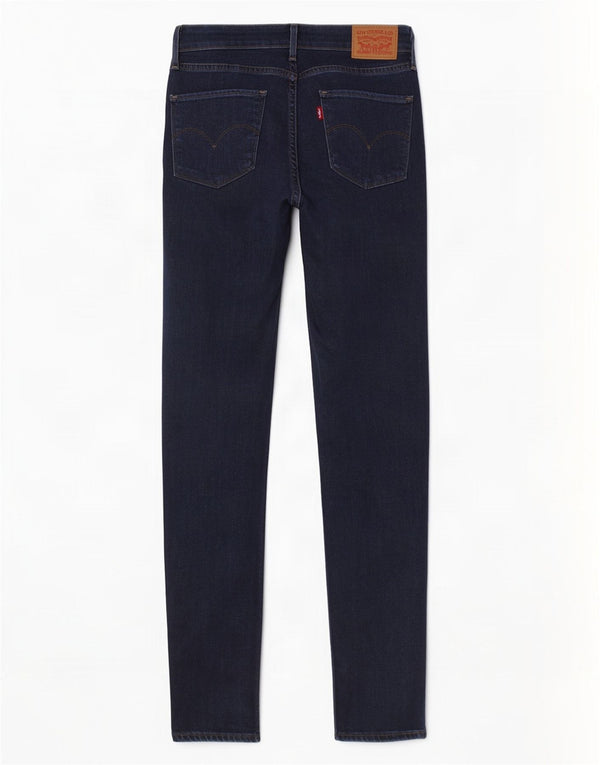 Blugi skinny cu talie mare 721 Levi's pentru femei W29 L30 bumbac bleumarin