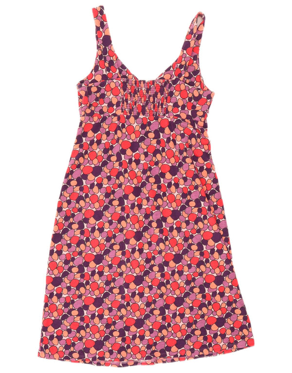 Rochie Boden pentru femei fără mâneci A-Line UK 12 Medium Multicolor Floral