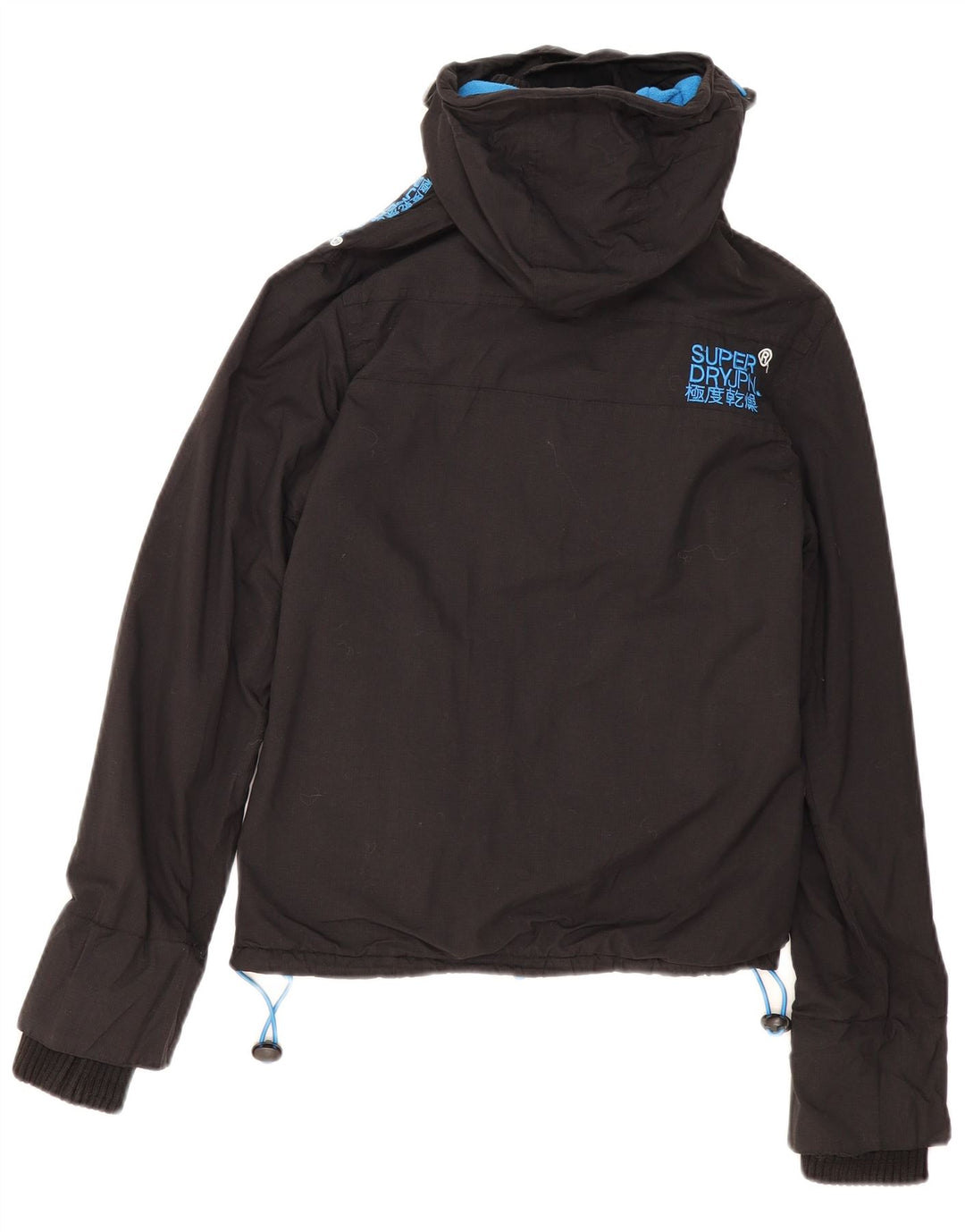 Jachetă Windbreaker cu glugă Superdry pentru femei UK 10 Small Black