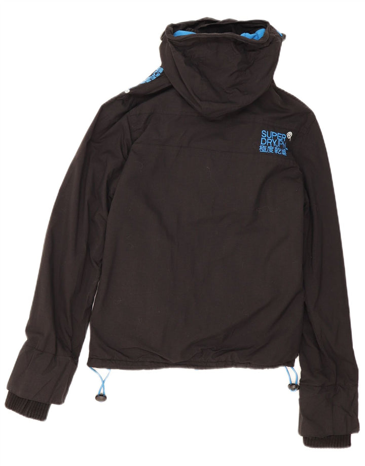 Jachetă Windbreaker cu glugă Superdry pentru femei UK 10 Small Black