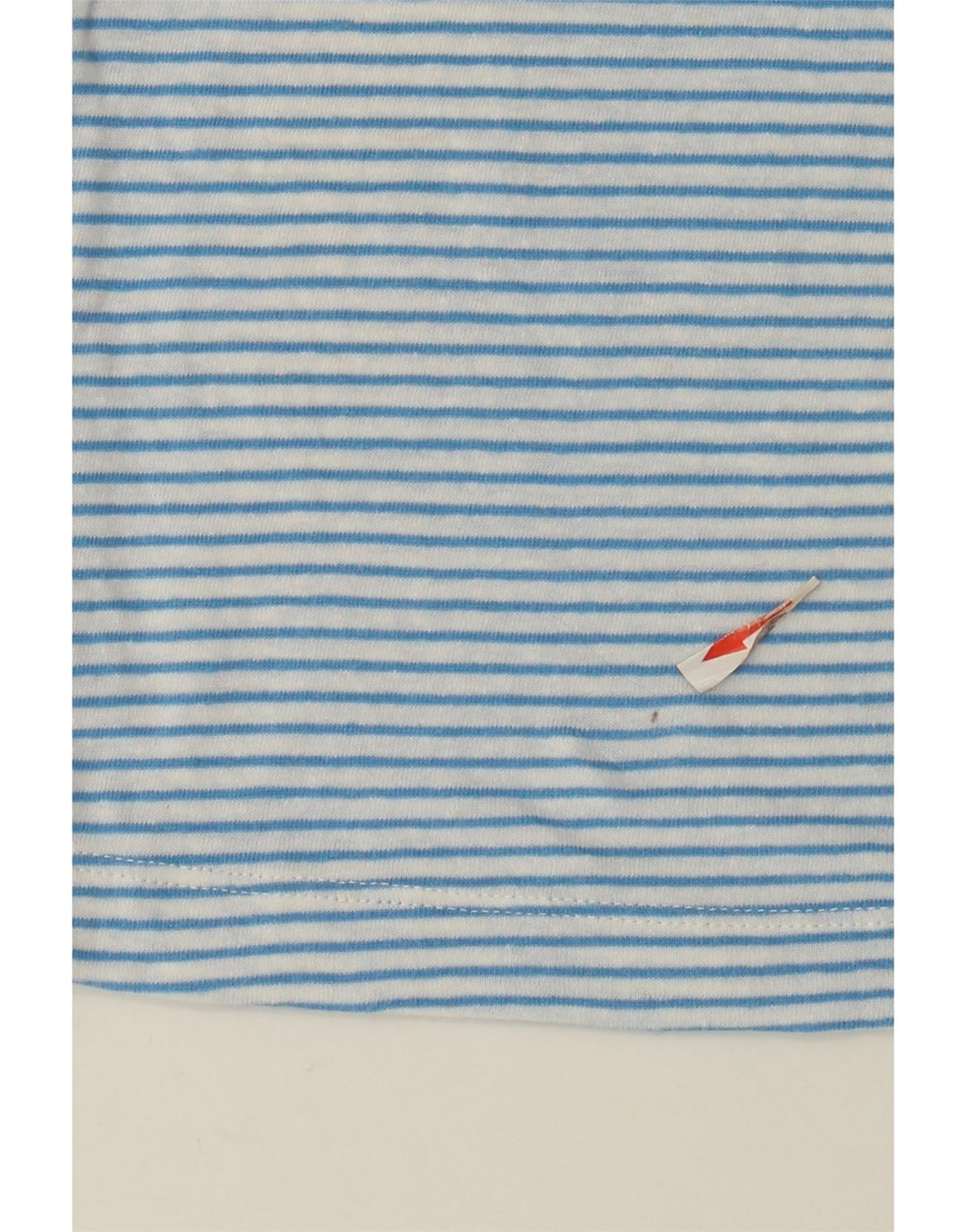 Tricou pentru femei Marks & Spencer Top UK 12 Medium Blue Striped Linen