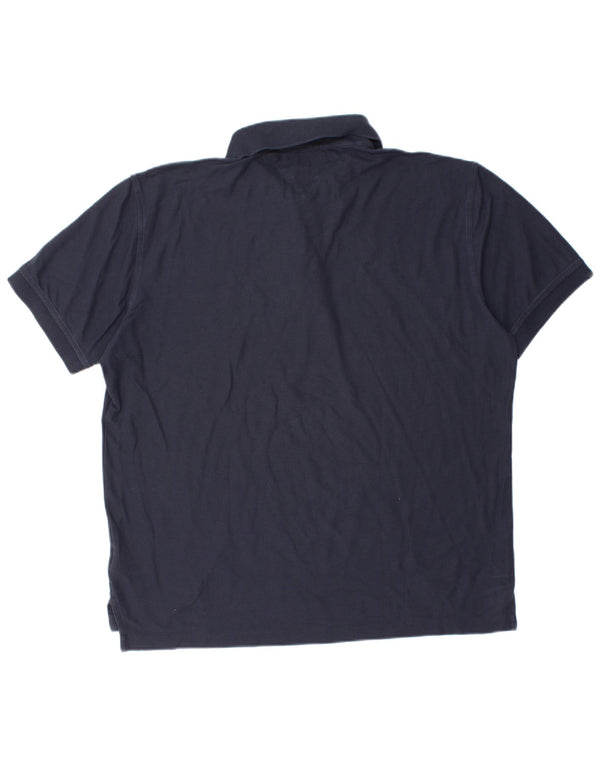 Cămașă polo Tommy Hilfiger pentru bărbați, 2XL, bumbac bleumarin