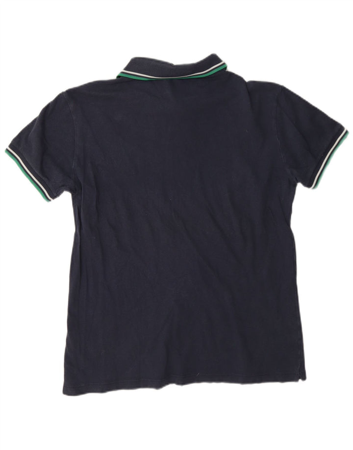 Cămașă polo pentru bărbați Fred Perry, ușor și elastic, din bumbac bleumarin mediu