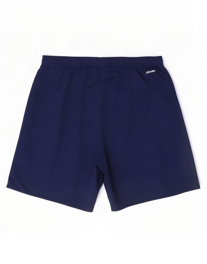 Pantaloni scurți sport pentru bărbați Adidas Climalite, mari, albastru, poliester