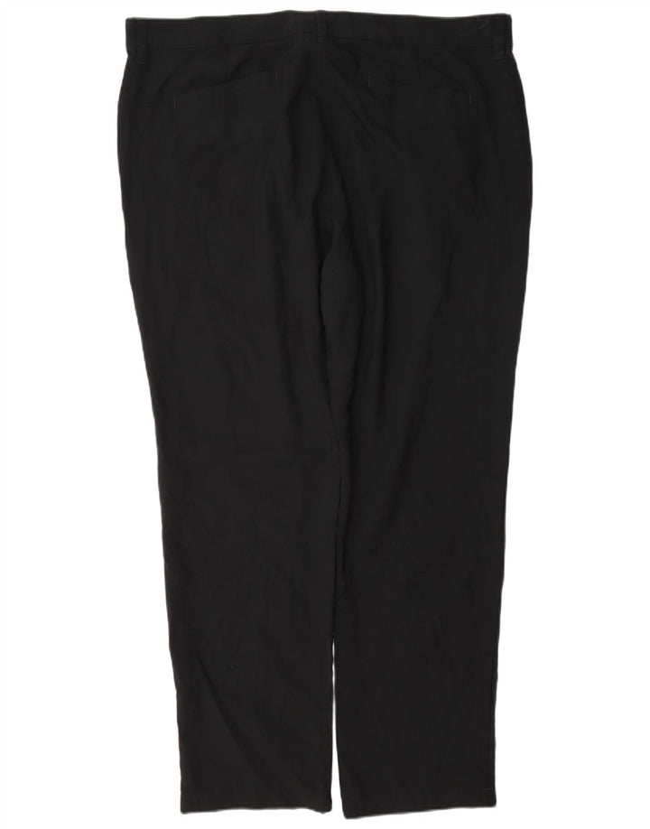 Pantaloni chino drepți pentru bărbați Adidas W40 L32 poliester negru