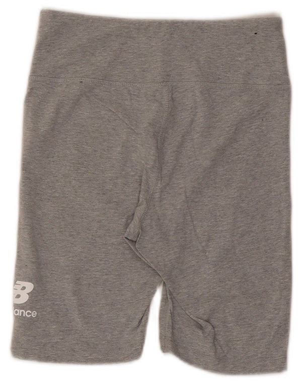 Pantaloni scurți sport New Balance pentru femei UK 8 Small Grey Bumbac