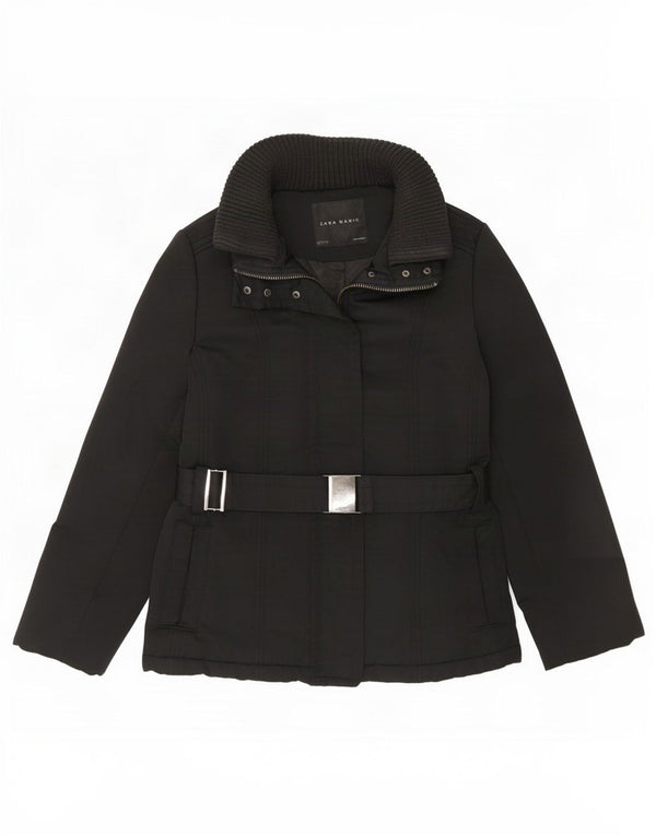 Jachetă căptușită pentru femei Zara UK 18 XL Negru