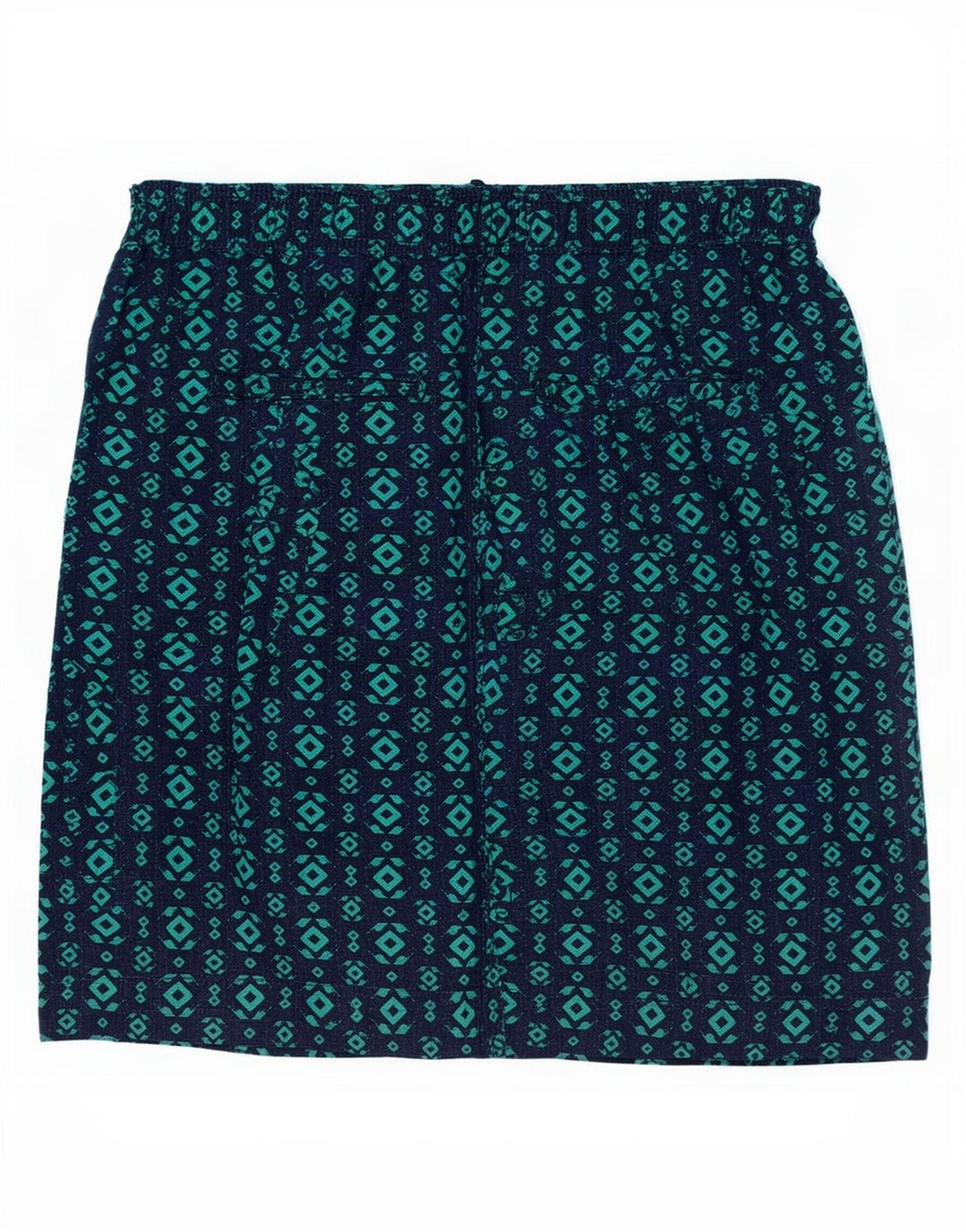 Fustă A-Line pentru femei Marks & Spencer UK 12 Medium W30 Bleumarin Geometric