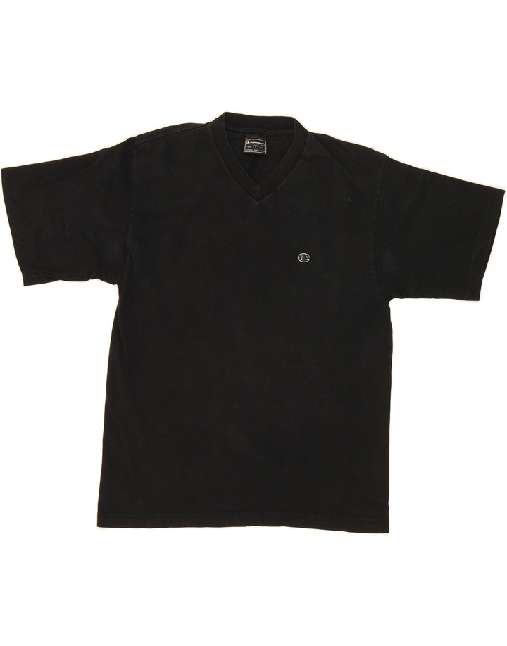 CHAMPION Mens T-Shirt Top Small Black Vintage Champion and Second-Hand Champion from Messina Hembry 