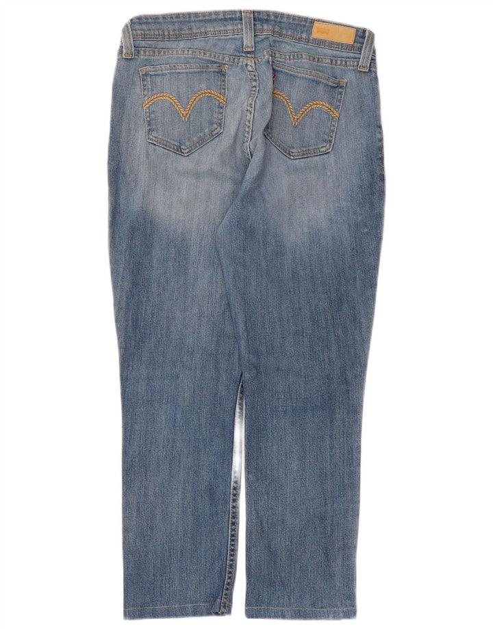Blugi tăiați pentru femei Levi's Bold Curve W32 L24 Bumbac albastru