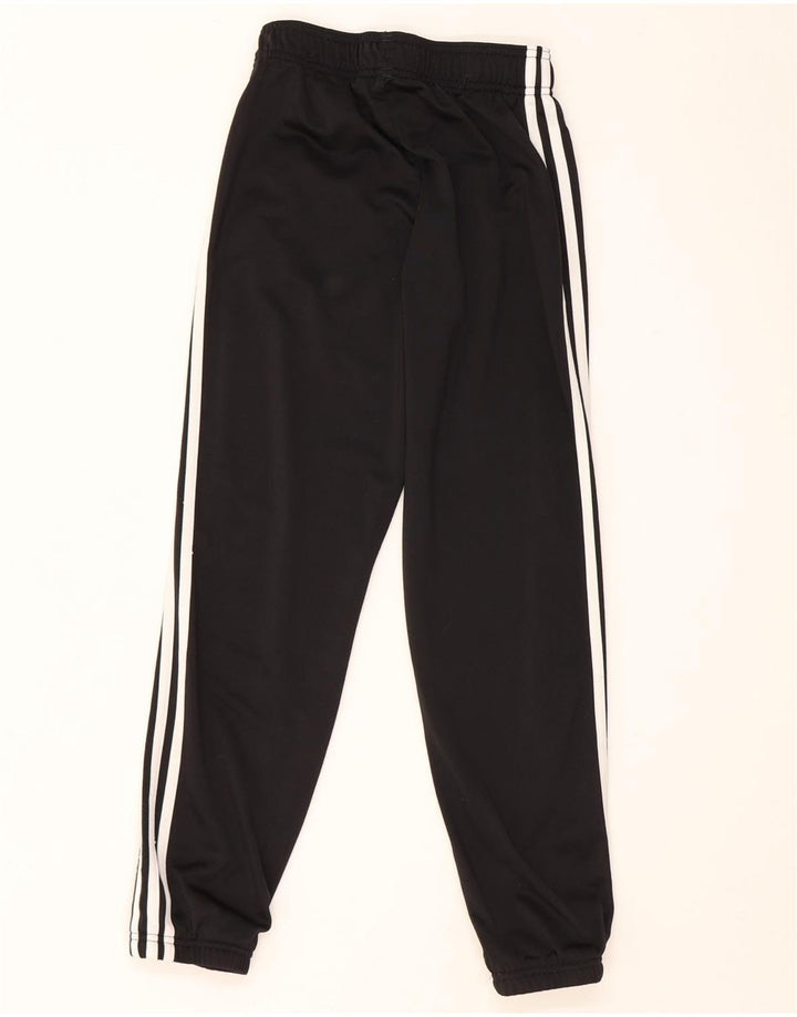 Pantaloni de trening Adidas baieti 9-10 ani poliester negru