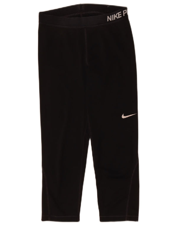 Leggings Nike Graphic Capri pentru femei UK 12 Medium Black