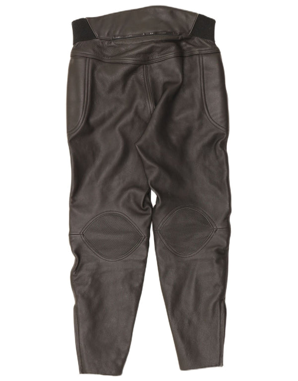 Pantaloni de curse moto din piele Scott pentru femei UK 16 Large W34 L27 Black Biker