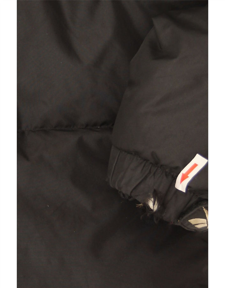 Jachetă căptușită Reebok pentru bărbați, Marea Britanie 38, mediu negru, nailon