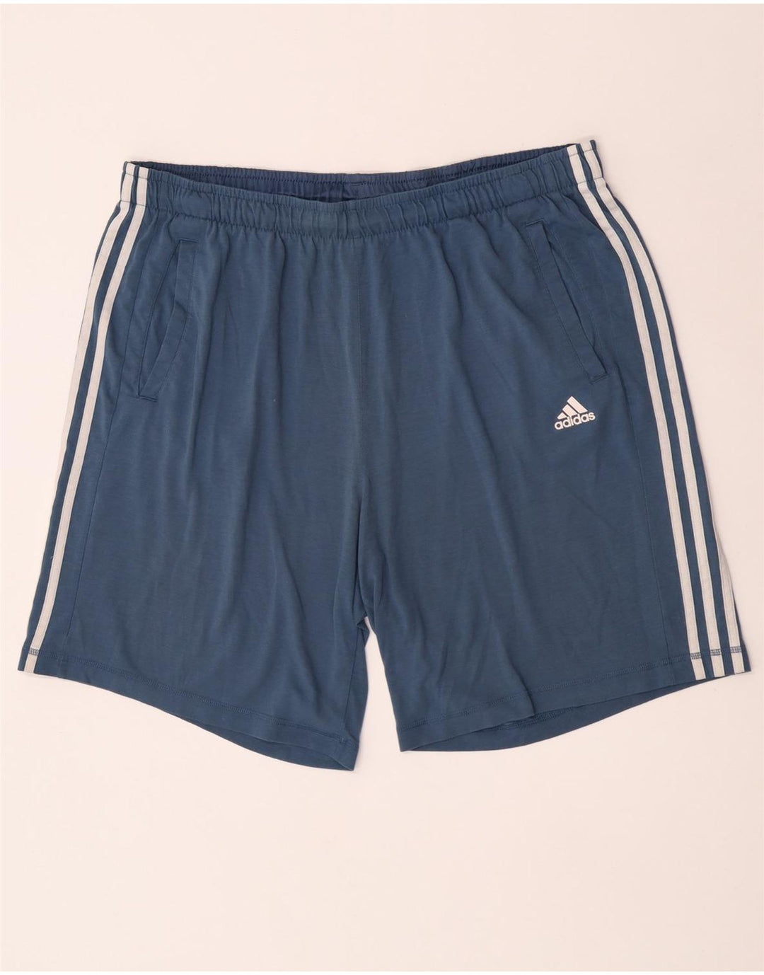 Pantaloni scurți sport pentru bărbați Adidas Climalite 2XL, poliester albastru