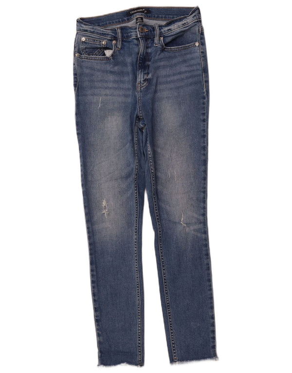 Blugi skinny pentru femei Calvin Klein US 6 Medium W28 L26 Bumbac albastru