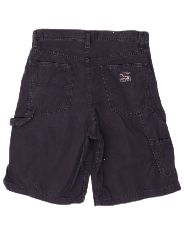 POLO RALPH LAUREN Pantaloni scurți cargo băieți 11-12 ani W28 bleumarin bumbac