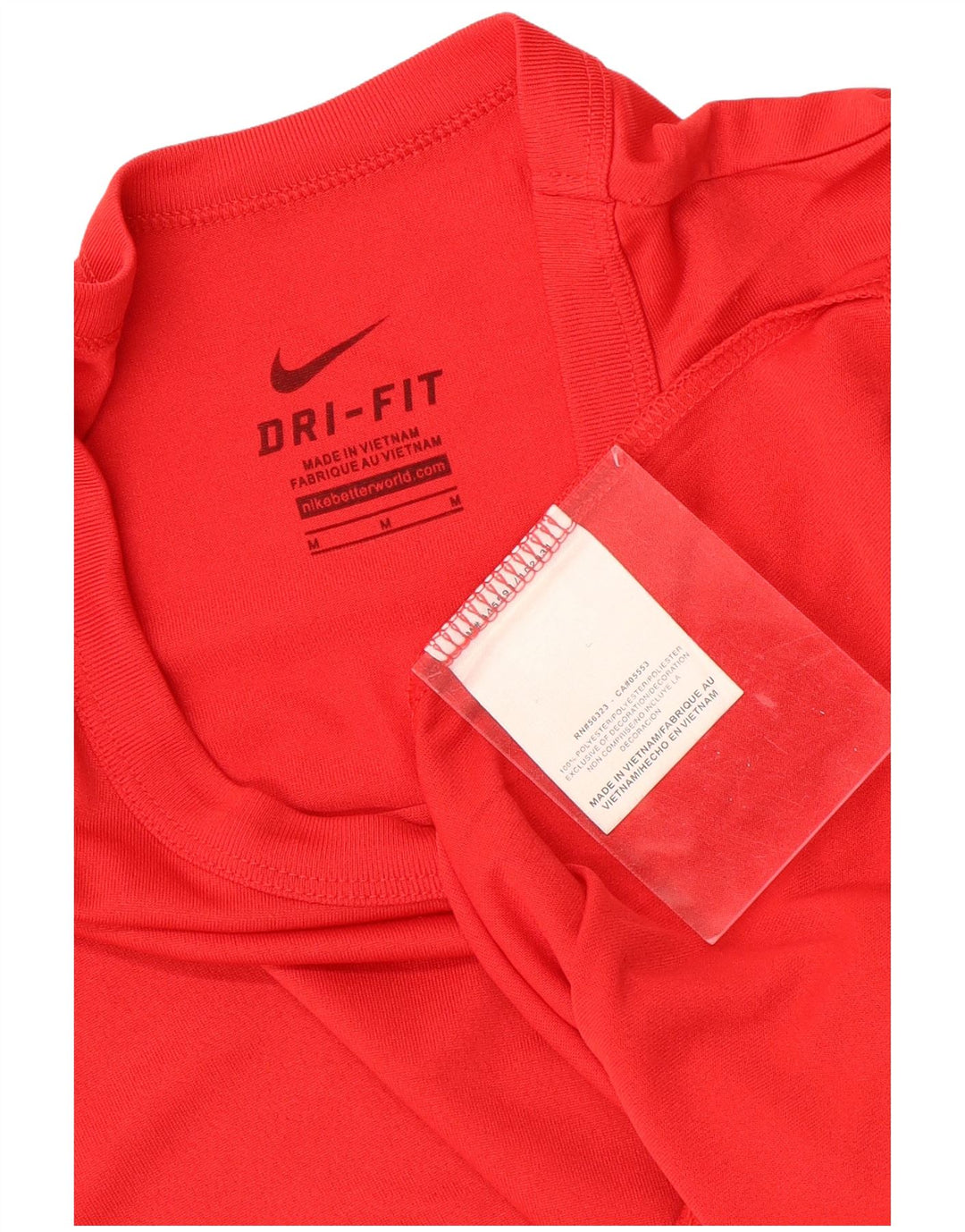 Tricou pentru femei Dri Fit NIKE Top UK 12 Poliester roșu mediu