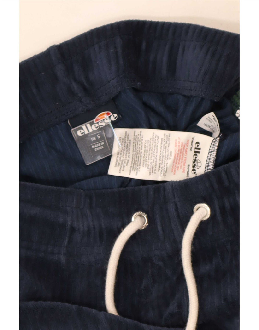 Pantaloni scurți sport grafic pentru bărbați Ellesse, mici, albastru, bumbac