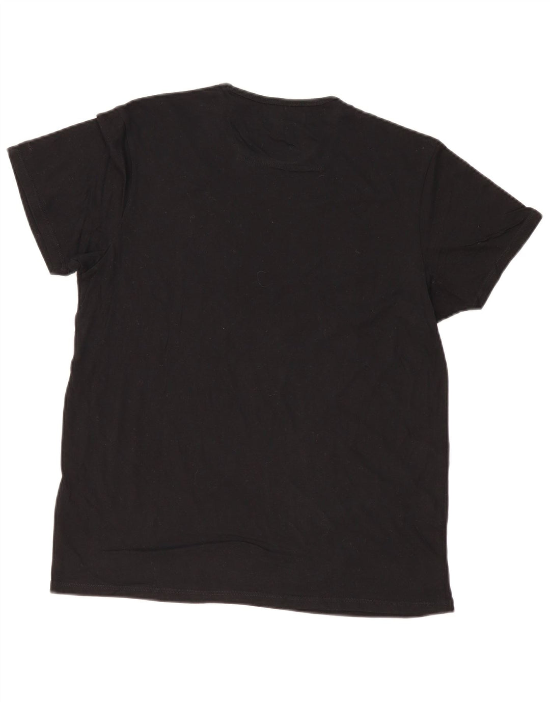 Tricou grafic Ben Sherman pentru bărbați Top mediu din bumbac negru