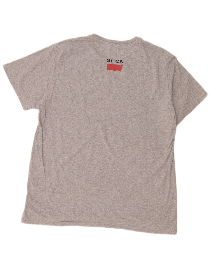 Tricou cu grafică Levi's pentru bărbați Top XL gri pete