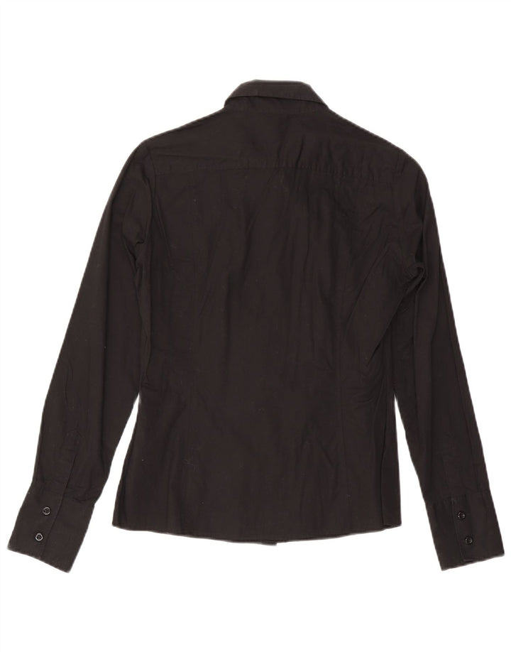 Cămașă Benetton pentru femei UK 12 Medium Black Bumbac