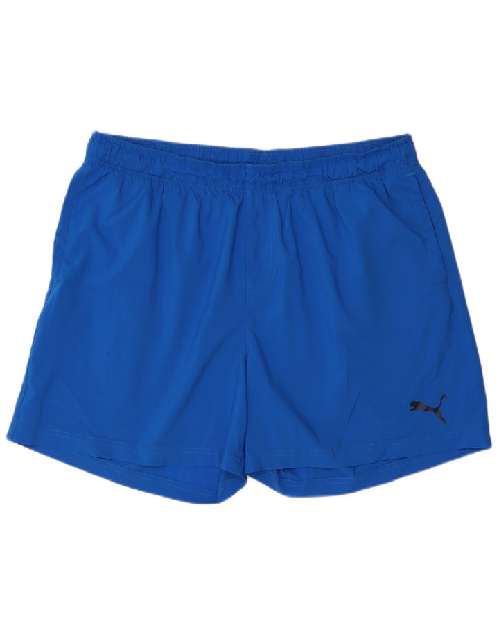 Pantaloni scurți sport Puma pentru bărbați 2XL, poliester albastru