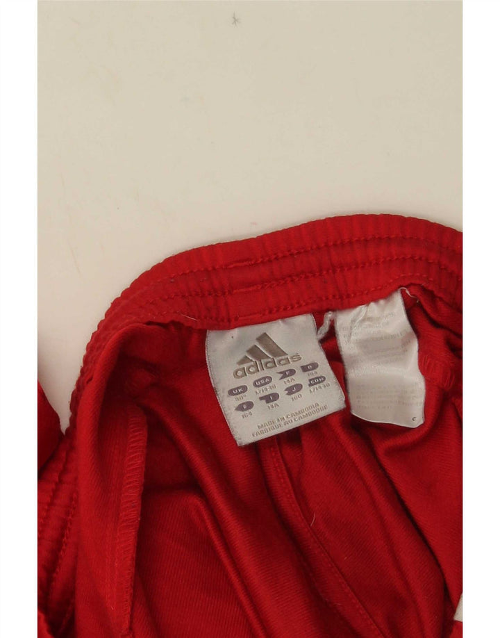 Pantaloni de trening Adidas pentru baieti 13-14 ani rosii