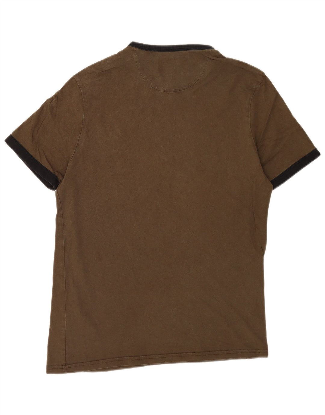 Tricou pentru bărbați Lyle & Scott Top Mediu Kaki Bumbac